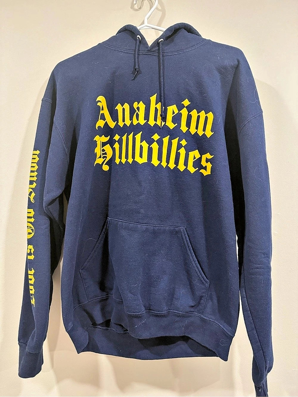 Gwen Stefani Anaheim Hillbillies Hoodie Graphic Pullover Size Large